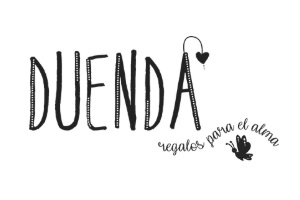 una de las tiendas de regalos del centro de Sevilla, logo de la tienda Duenda