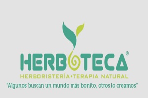 una de las tiendas de alimentos saludables en Sevilla, logo de Herboteca