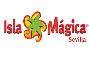 una de las actividades para niños en edad preescolar en Sevilla, logo de Isla Mágica