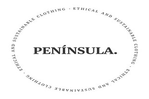 una de las tiendas de ropa vintage de Sevilla, logo de la tienda Peninsula Vintage Clothing