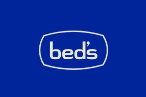 Una de las tiendas de colchones en Sevilla, Bed's logo
