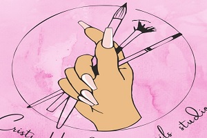 uno de los salones de uñas de Sevilla, logo de Cristi Heredia Nails Studio