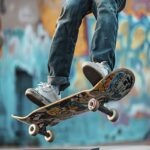 tiendas de skate - un joven sobre su tabla de skate
